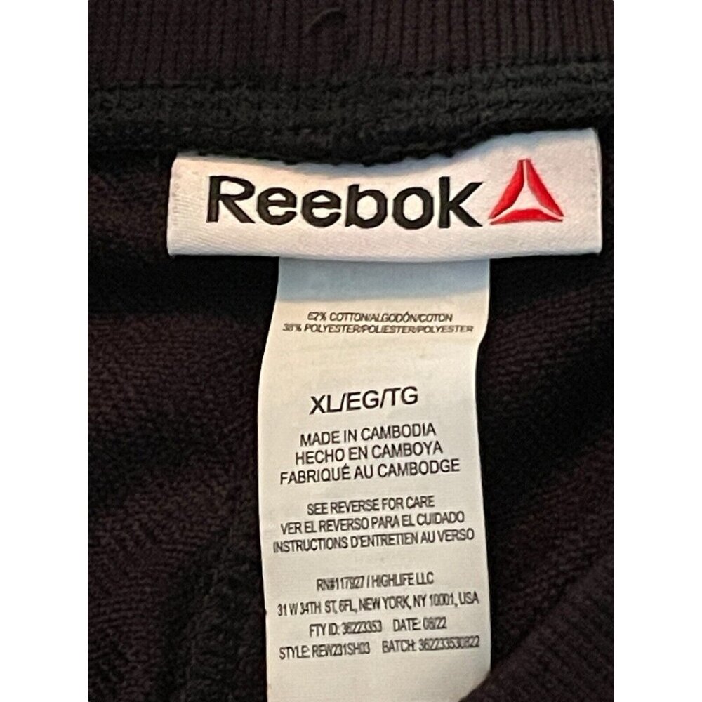 Women’s Reebok‎ Level Up Shorts Black Relaxed Short SZ XL Drawstring - NWT - Picture 10 of 11